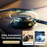 Portable Kinetic Car Air Freshener Solar Powered Double Ring Rotating Air Cleaner Perfume Fragrance Diffuser - Show Gadgets